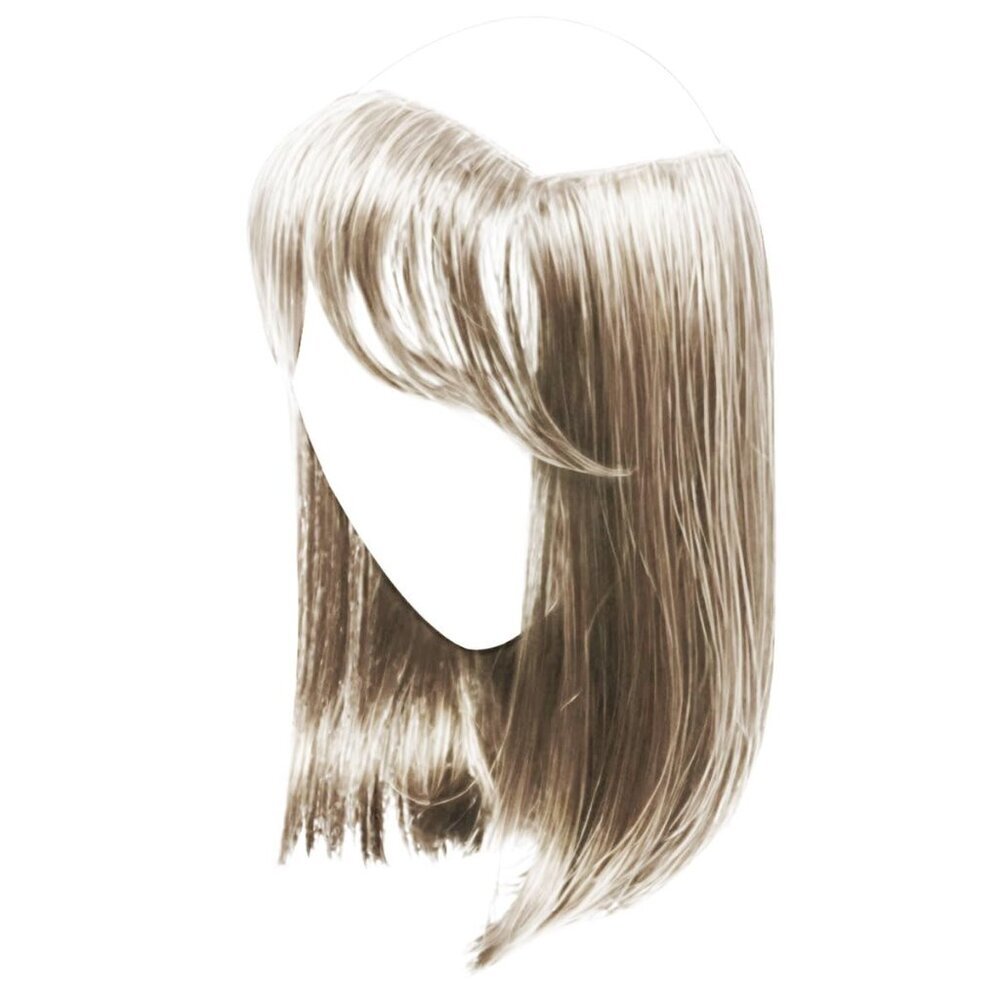 Hair Piece Under Hat Shoulder Length Straight Heat-Resistant Bangs